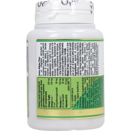 Optima Naturals Ginkgo Biloba Plus 1000 mg - 60 Tabletter