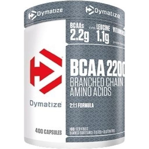 Dymatize BCAA 2200 CAPS - 400 cápsulas