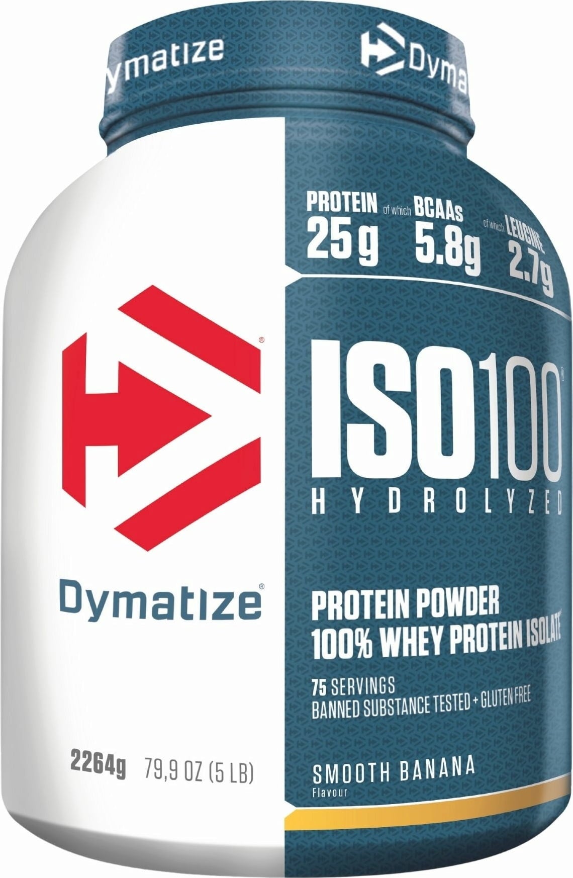 ISO 100 Hydrolyzed Whey Protein Isolate, 2264 g