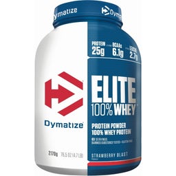 Dymatize Elite 100 % Whey Protein Powder 2170 g - Strawberry Blast