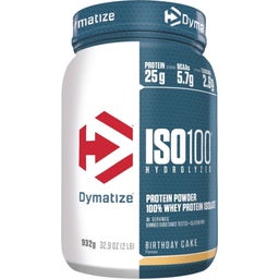 ISO 100 Hydrolyzed Whey Protein Isolate, 932 g - Birthday Cake