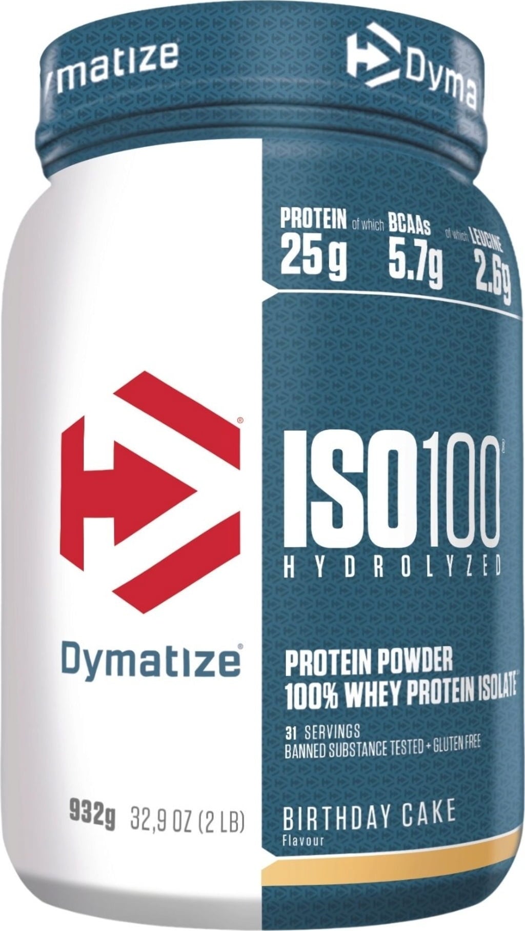ISO 100 Hydrolyzed Whey Protein Isolate, 932 g