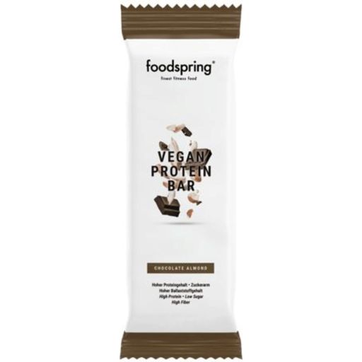 foodspring Vegan Protein Bar Chocolate Almond - Chocolate Almond