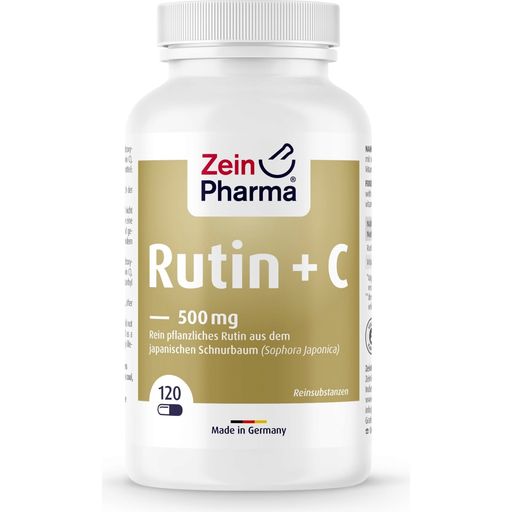 ZeinPharma Рутин + С 500 мг - 120 вег. капсули