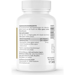 ZeinPharma Niepokalanek pospolity 20 mg - 180 Kapsułek