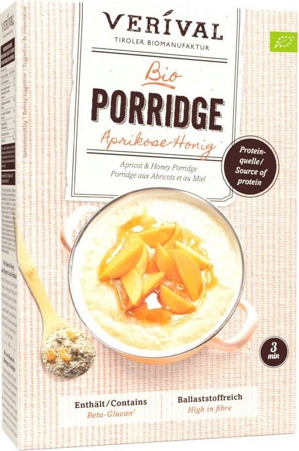 Verival Porridge à l'Abricot et au Miel, Bio