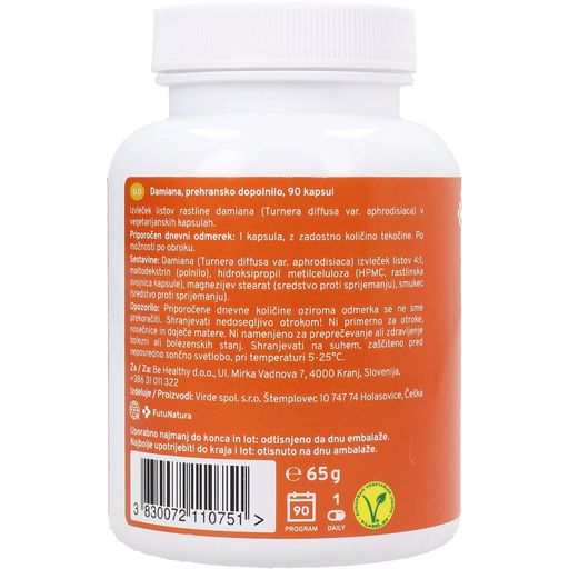 FutuNatura Damiana 450 mg - 90 Kapseln