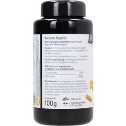 Govinda Organic Turmeric Capsules - 200 capsules