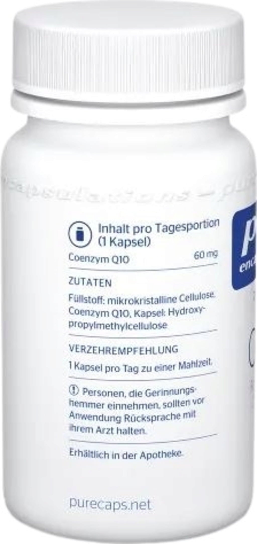 pure encapsulations CoQ10 60mg