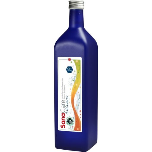SanaCare Solución Balance OH- - Botella de cristal azul, 1000 ml