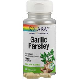 Solaray Garlic & Parsley Capsules - 100 veg. capsules