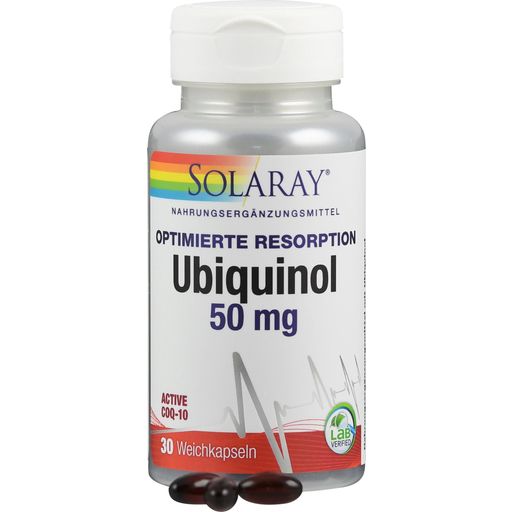 Solaray Ubiquinol CoQ10 Softgels - 30 softgels