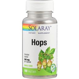 Solaray Hops Capsules - 100 veg. capsules