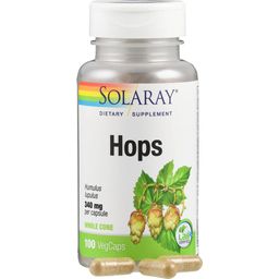 Solaray Hops - 100 veg. kapslí