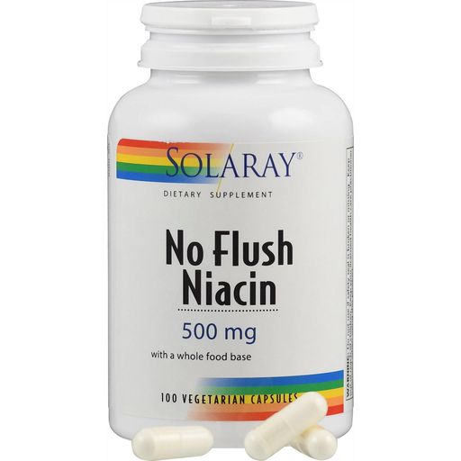 Solaray No Flush Niacin en Cápsulas - 100 cápsulas vegetales