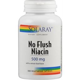Solaray No Flush Niacin - 100 Vegetarische Capsules