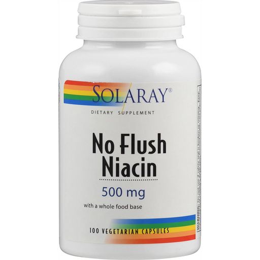 Solaray No Flush Niacin en Cápsulas - 100 cápsulas vegetales