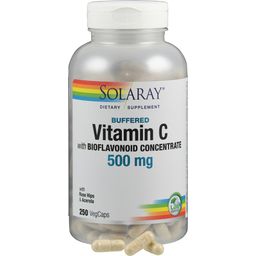 Solaray Vitamin C Bioflavonoidkoncentratkapslar - 250 veg. kapslar