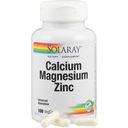 Solaray Calcium, Magnesium, Zinc - Gélules