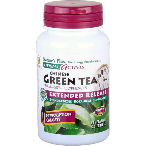 Herbal actives Chinese Green Tea 750 mg - 30 comprimidos