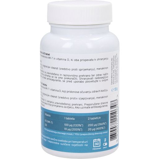 FutuNatura Vitamin K2 + D3 - 60 Tabletten