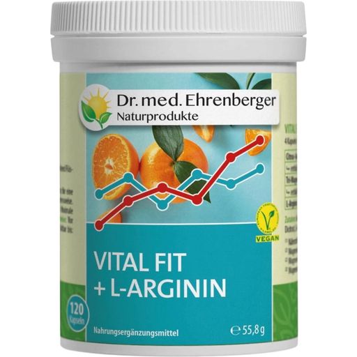 Dr. Ehrenberger Naturprodukte Vital Fit + L-аргинин - капсули - 120 капсули