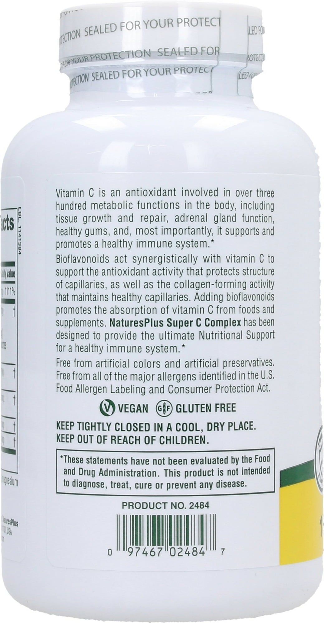 Nature's Plus Super C Complex Caps