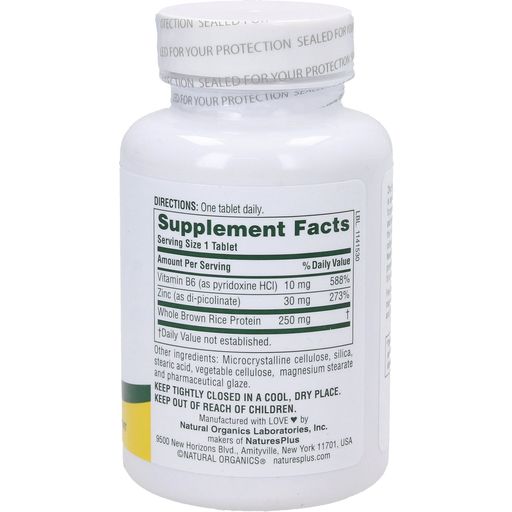 Nature's Plus Zinc Picolinate with Vitamin B6 - 120 Tabletten