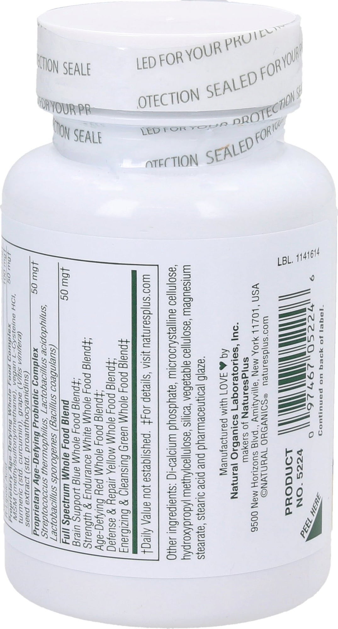 Nature's Plus Ultra Lipoic Mini-Tabs - 60 comprimidos
