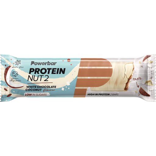 PowerBar Protein Nut2 Bar - bela čokolada in kokos