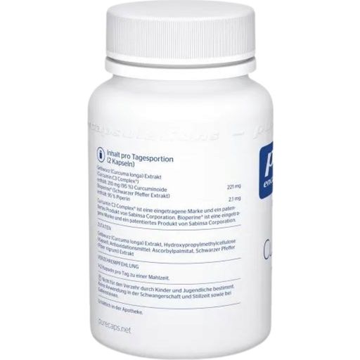 pure encapsulations Kurkumin s Bioperine® - 120 kapslí