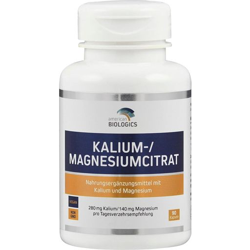 American Biologics Citrate de Potassium / Magnésium - 90 gélules veg.