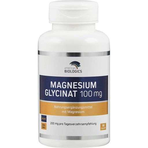 American Biologics Glycinate de Magnésium - 90 gélules veg.