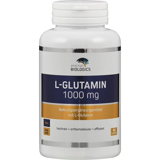 American Biologics L-Glutamin 1000 mg - 90 Tabletter