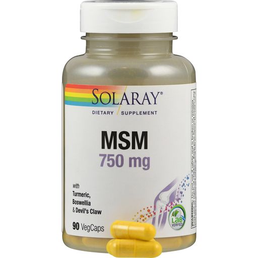 Solaray MSM Capsules - 90 veg. capsules