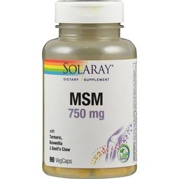 Solaray MSM 750 mg - 90 Vegetarische Capsules