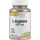 Solaray L-Arginina en Cápsulas - 100 cápsulas vegetales