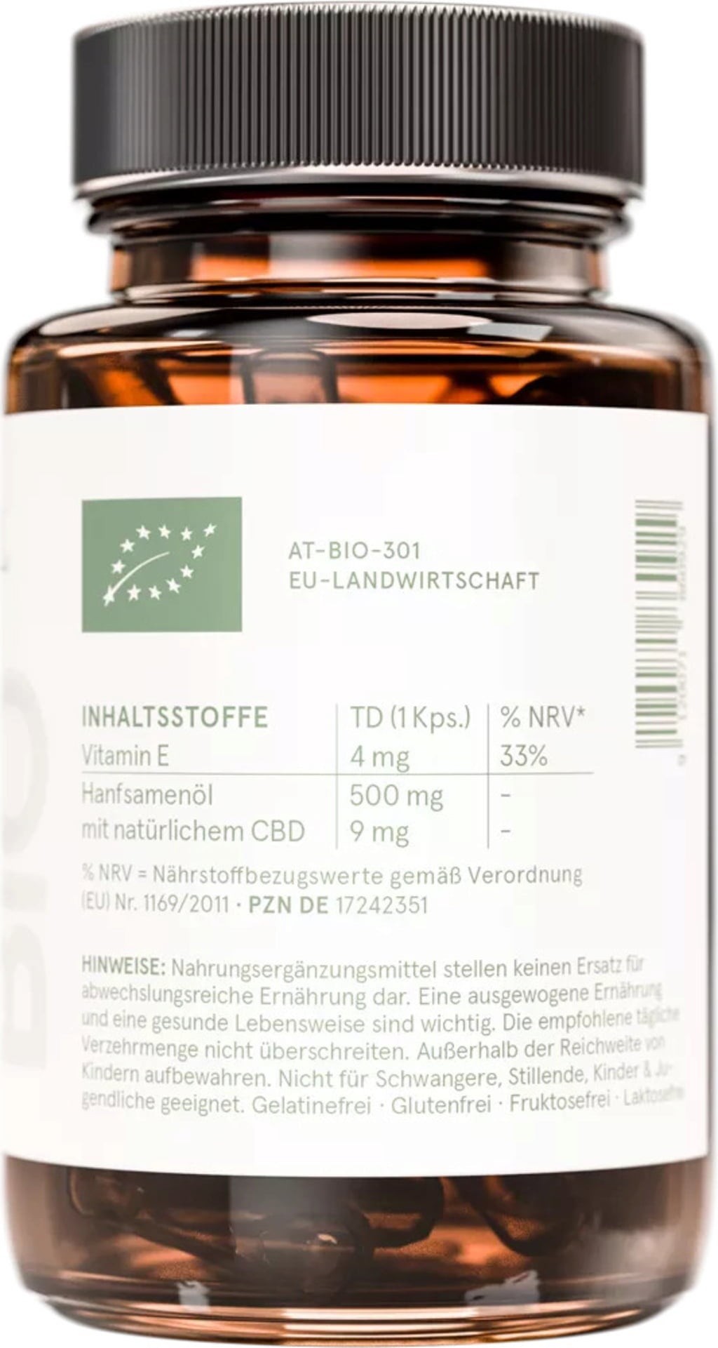 PURE CBD 9 - 60 Kapslar