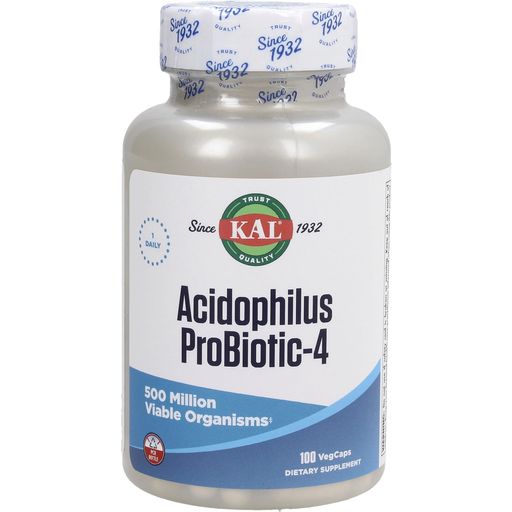 KAL Acidophilus 4 en Cápsulas - 100 cápsulas vegetales