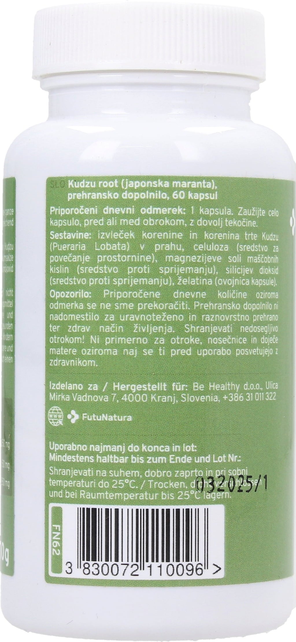 FutuNatura Kudzurot - 60 Kapslar