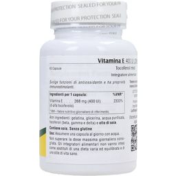 Vitamine E 400 IU - Mélange de Tocophérols - 60 gélules