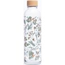 Carry Bottle Glazen Fles - FLOWER RAIN, 0,7 L - 1 stk