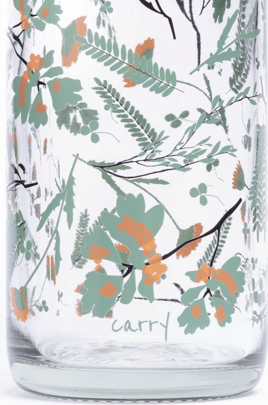 Carry Bottle Glazen Fles - FLOWER RAIN, 0,7 L - 1 stk
