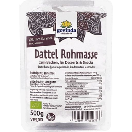 Govinda Organic Raw Date Paste - 500 g