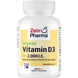 ZeinPharma Veganski vitamin D3 2000 IU - 120 kaps.