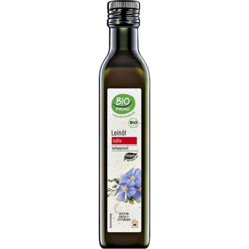 Organiczny olej lniany z pierwszego tłoczenia - 250 ml