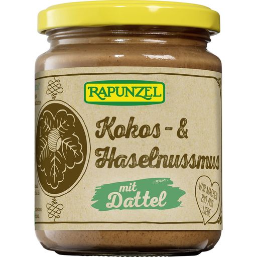 Rapunzel Био масло от кокос и лешници с фурми - 200 г