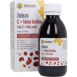 Medex Rauta, C-vitamiini + foolihapposiirappi