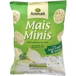 Mini Tortitas de Maíz Bio - Crema Agria y Cebolla