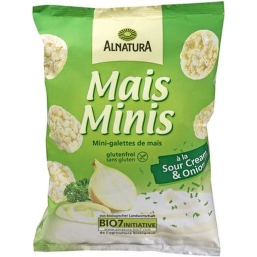 Mini-Galettes de Maïs Bio - Saveur Sour Cream & Onion - 50 g